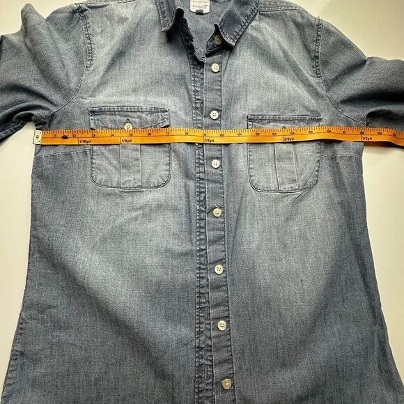 J.Crew Blue Jean Long Sleeve Button Down Shirt- XS - Picture 6 of 8